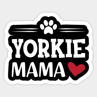 Yorkie Mama Sticker